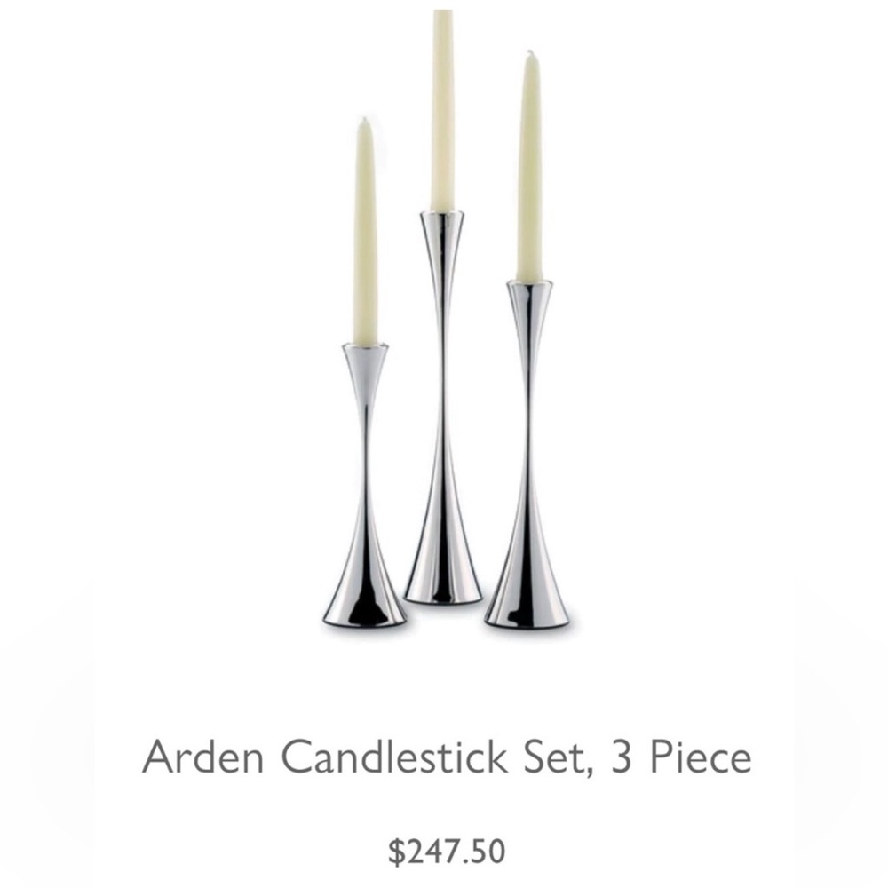 ROBERT WELCH Arden Candle Sticks Set of 5